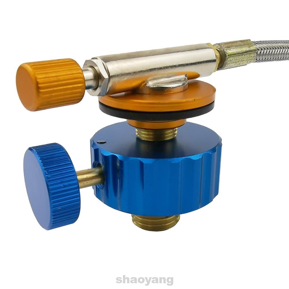 Refilling Connecting Standard Household Blue Cylinder Converting Camping Outdoor Stoves Gas Tank