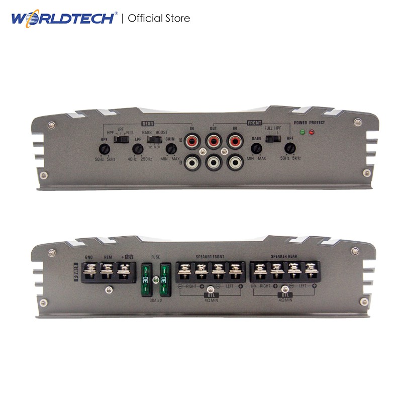 Worldtech Car Amplifier เพาเวอร์แอมป์ รุ่น MXAMP100.4