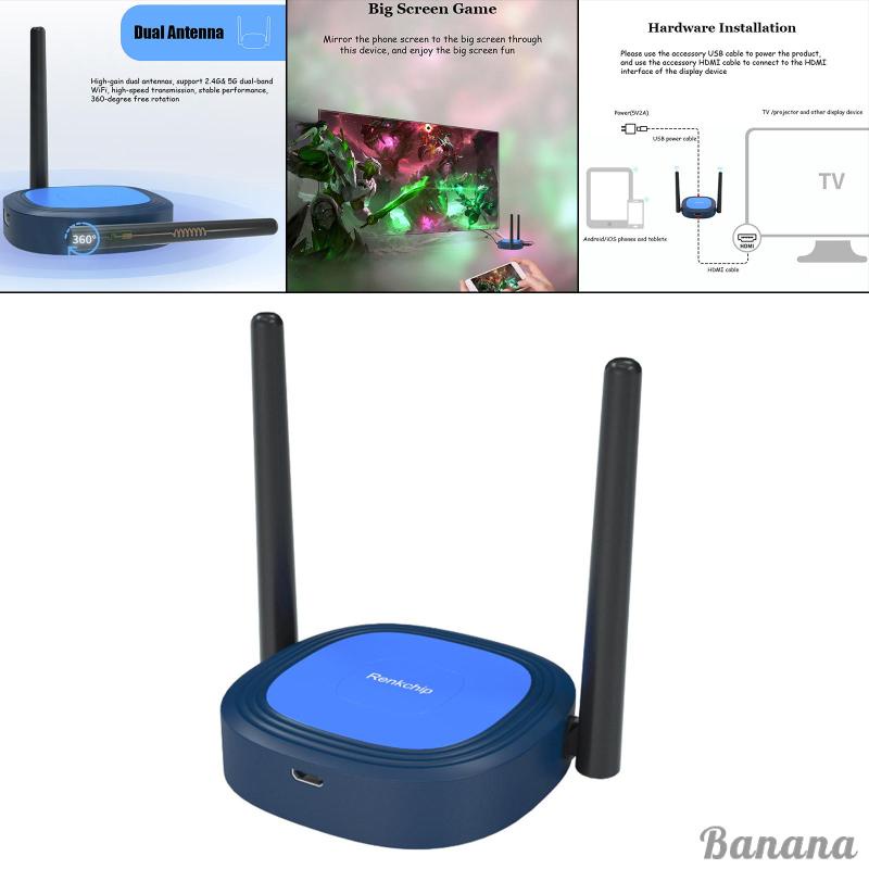 [12] 4K HD Wireless HDMI display receiver for TV projector monitor Plug