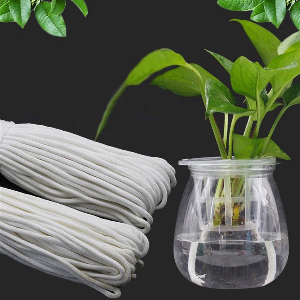 10M Drip Irrigation System Watering Wick Cord Selfwatering Cotton Rope