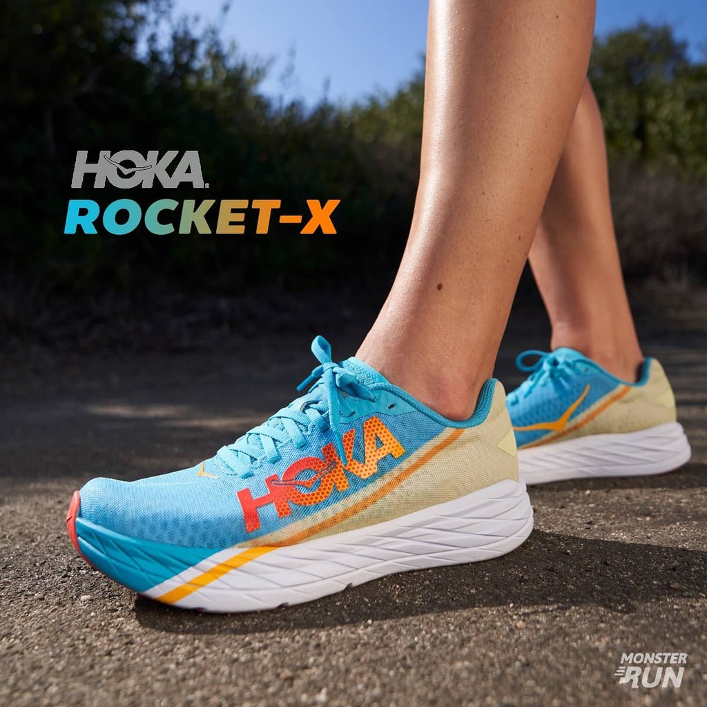 รองเท้าวิ่ง Hoka Rocket X Unisex ชายและหญิง Shopee Thailand