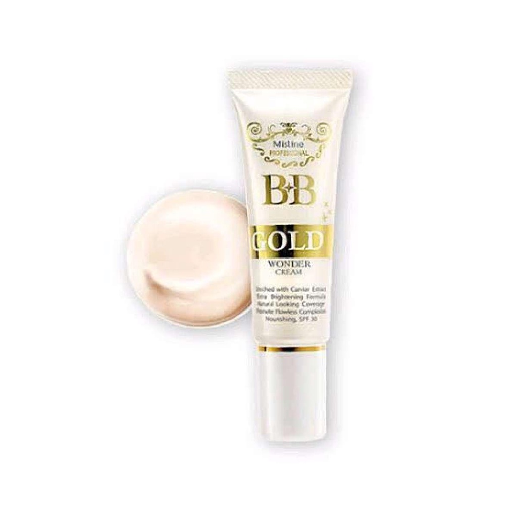 Mistine BB Gold Wonder cream 15g มิสทีน บีบี โกลด์ วันเดอร์ ครีมส่วนผสม