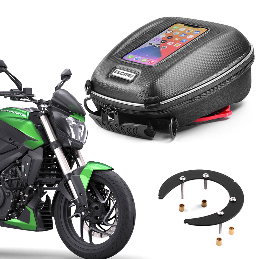 Cucyma Motorcycle Fuel Tank Bag Tanklock Flange For Bajaj Dominar 400