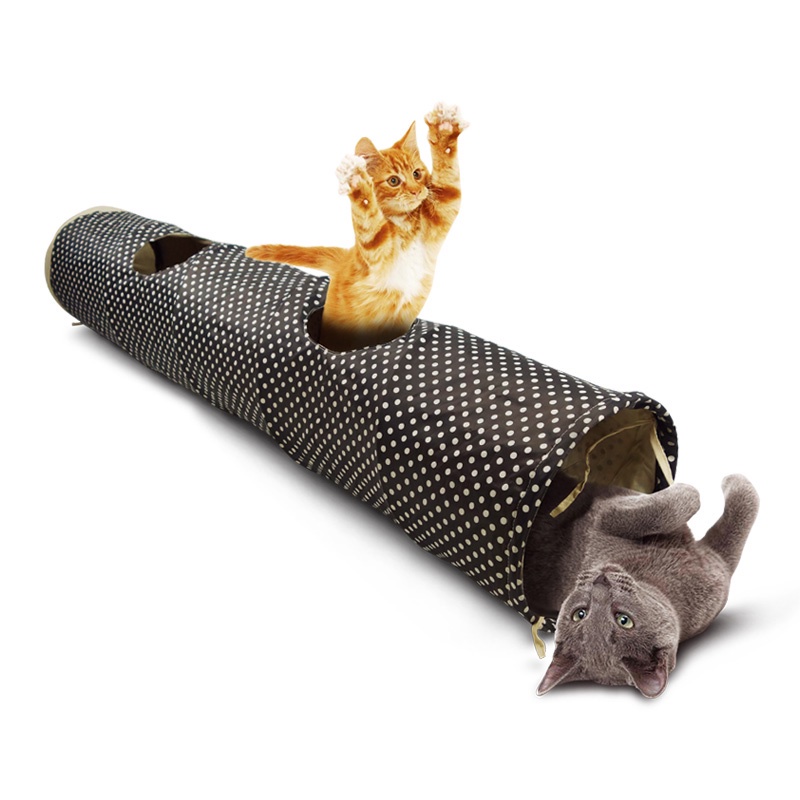 Tian Tian Cat Drilling Hole Cat Tunnel Rolling Totoro litter Kitty Toys