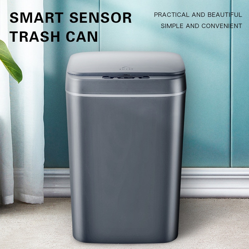 16L Intelligent Trash Can Automatic Sensor Dustbin Smart Sensor
