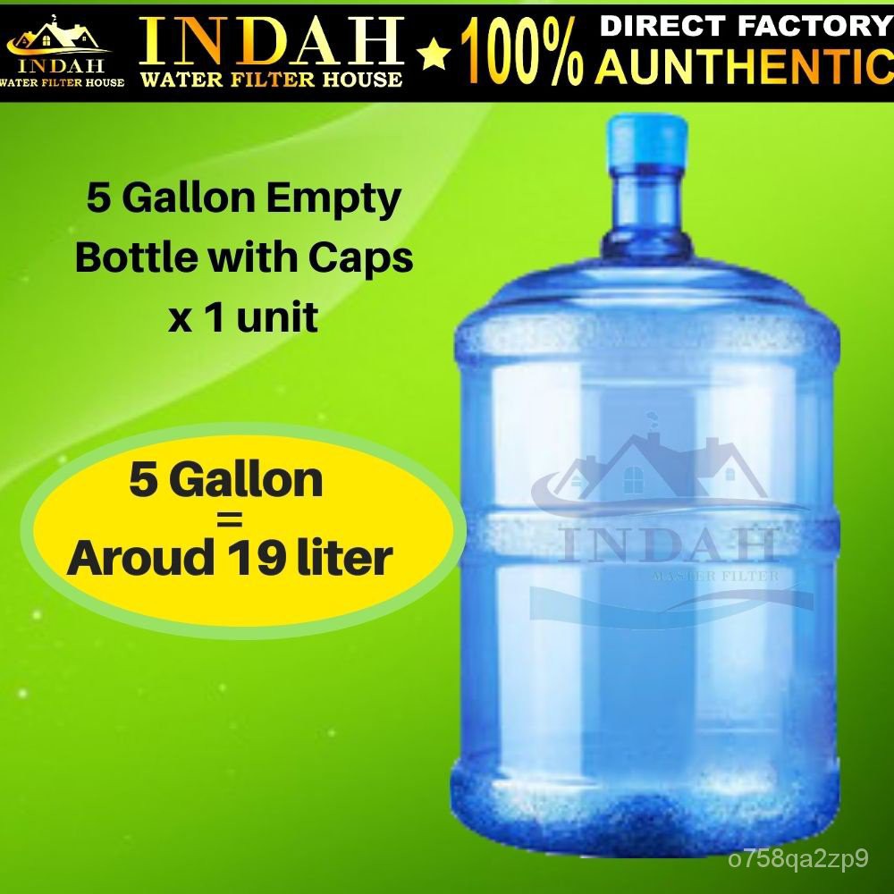 5 Gallon Empty Bottle With Cap Set For Water Dispenser Shopee Thailand