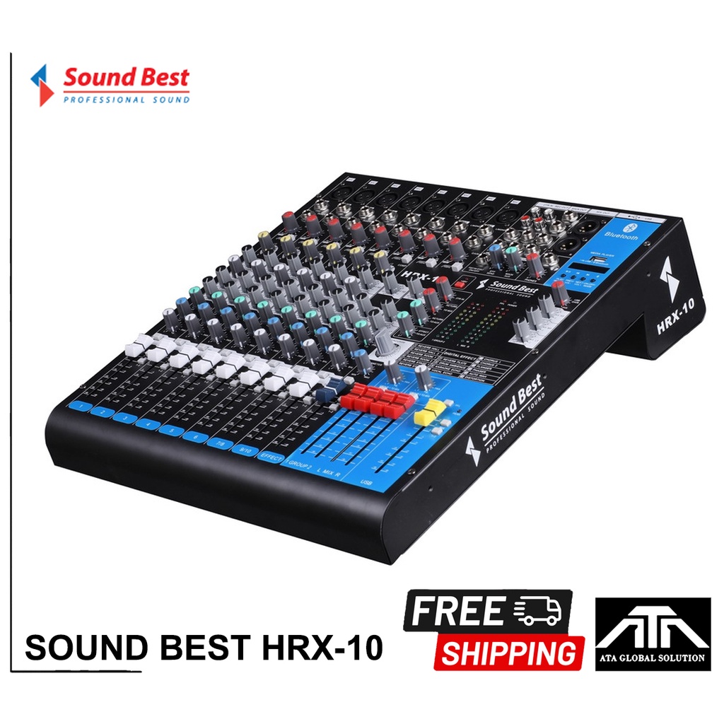 MIXER SOUNDBEST HRX10 มิกซ์เซอร์ ซาวเบส ตัวแต่งเสียง ปรับเสียง อุปกรณ