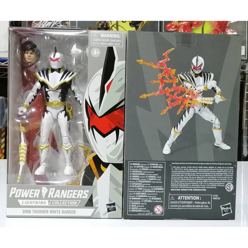 Power Ranger Lightning Collection Dino Thunder White Ranger Shopee