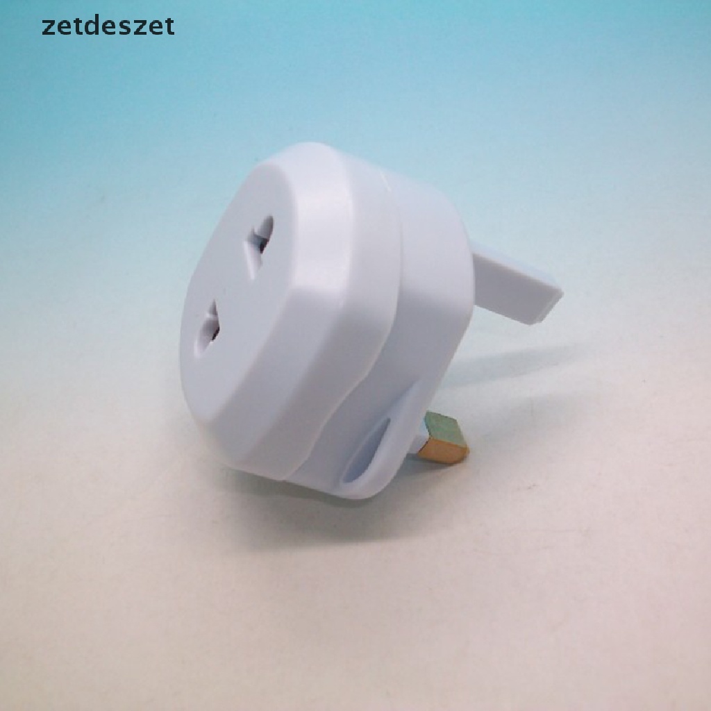 (zetdeszet) 1PC New USEU to UK AC Power Plug Travel Converter Home