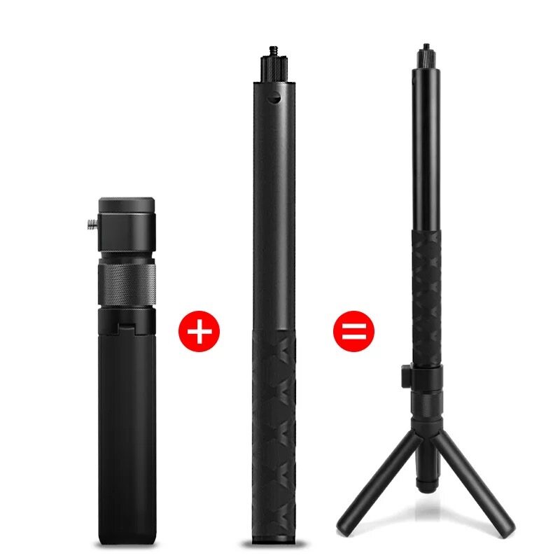 Bullet Time Handheld Invisible Selfie Stick Set for Insta360 ONE X X2