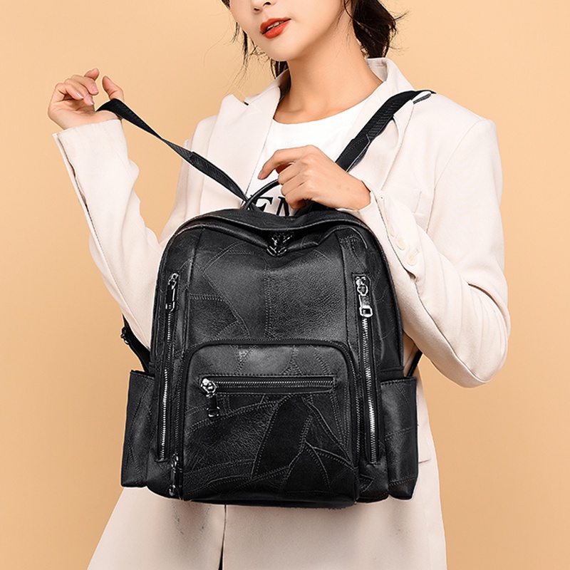 2022 New Brand Designer Backpack Women High Quality Leather Backpacks