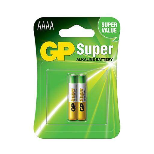 GP Super ALKALINE BATTERY รุ่น 25A2U2 AAAA 1.5V LR8D425 (GPPCA025A001