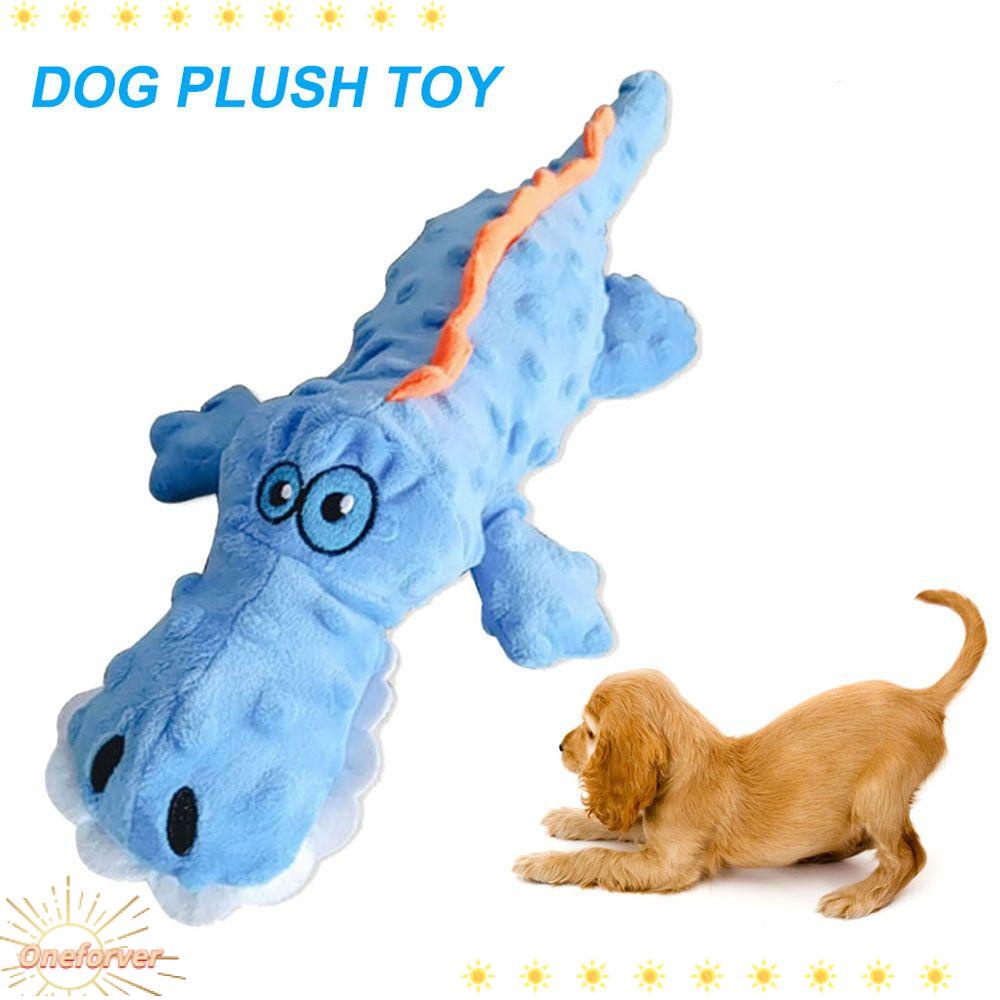FOREVER Pets Supplies Cartoon Crocodile Cleaning Teeth Chew Squeak Toys