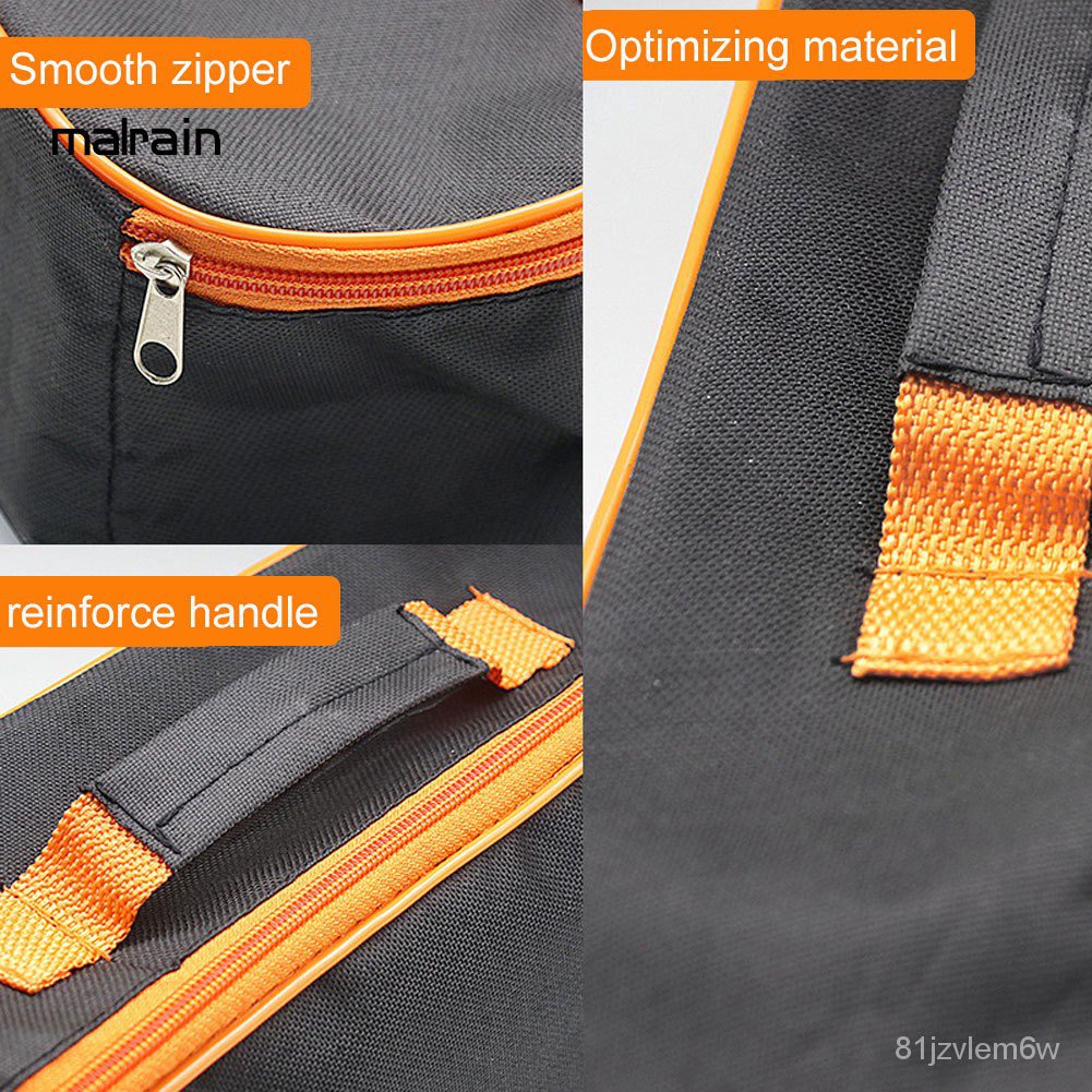 MalPortable Car Vacuum Cleaner Repair Tools Zipper Storage Carry Bag