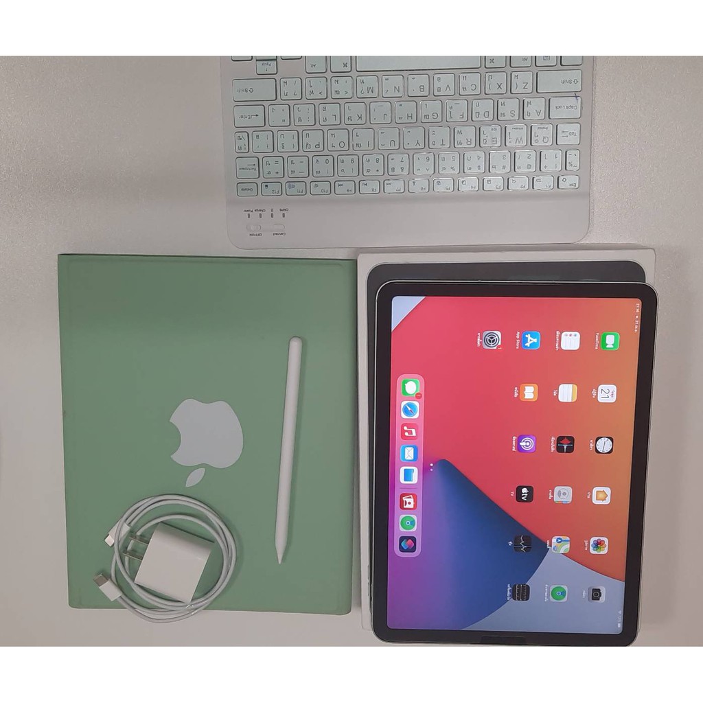 iPad Air Gen 4 2020 TH wifi + cellular 64 GB สภาพ 99.9 ใส่ซิมได้