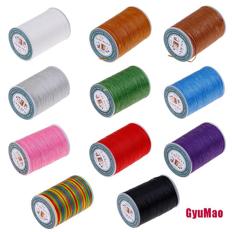 [GUMO] 1Pc Waxed Thread 0.8mm 90m Polyester Cord Sewing Machine