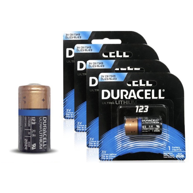 Duracell CR123A CR17345 3V ของแท้ แพค1ก้อน Shopee Thailand