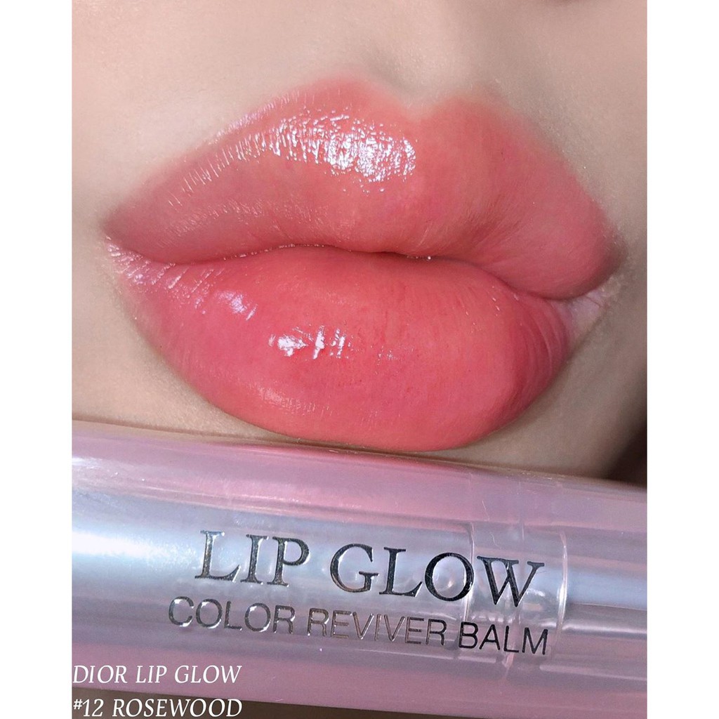 012 ROSEWOOD DIOR LIP GLOW HYDRATING LIP BALM 3.5g. Shopee Thailand