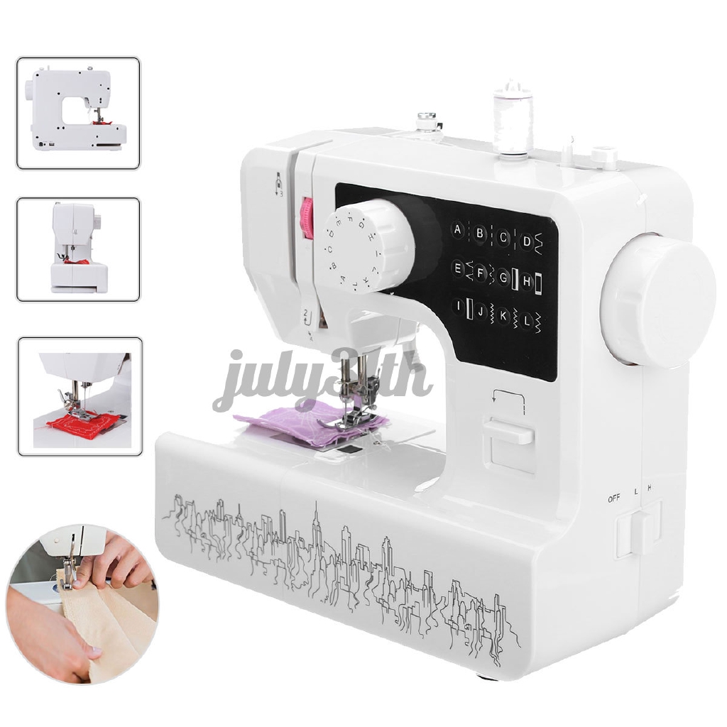 OEASY Electric Embroidery 12Stitch Household Elec Sewing Machine