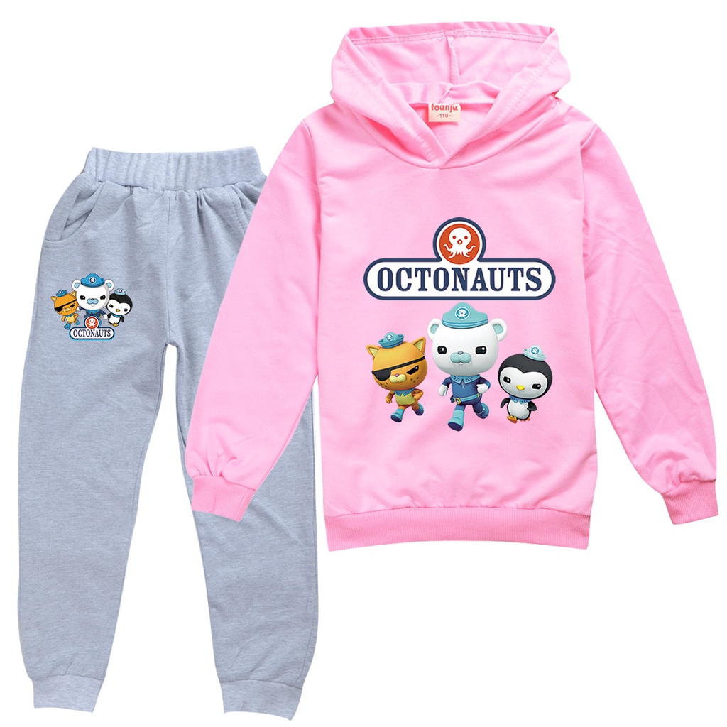 Octonauts Children39s Clothing Sets Pullover Hoodie Tracksuit Cartoon Anime Boys Girls Clothes