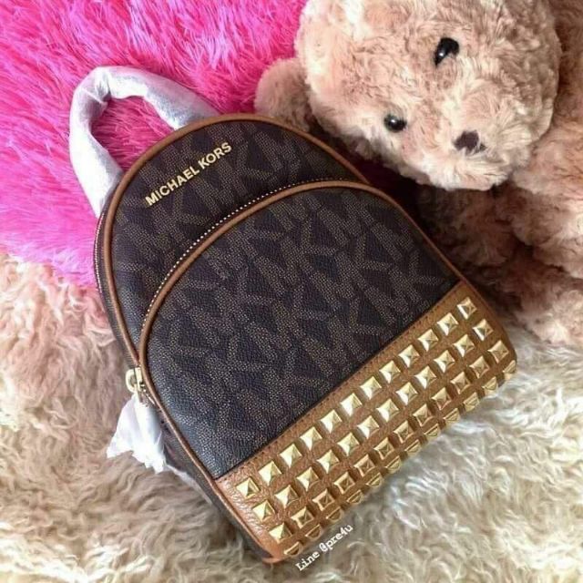 Michael Kors Abbey XS (Extra Small) Studded Backpack PVC pre4u ThaiPick