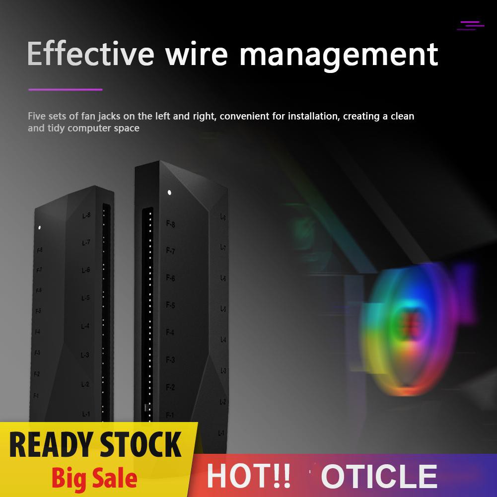 พัดลมระบายความร้อน Ha 02 5 V 3 Pin Argb Splitter Hub Pwm oticle.th ThaiPick