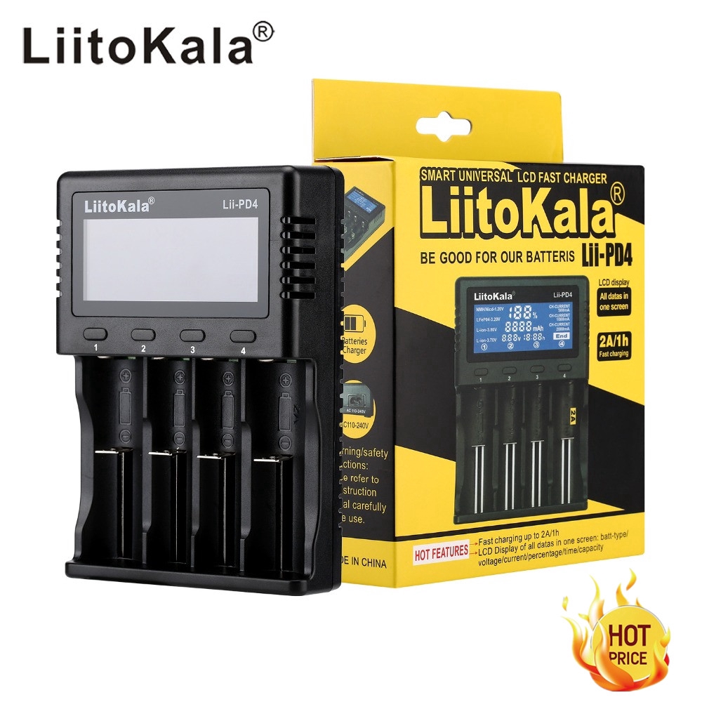 แท่นชาร์จแบตเตอรี่ สำหรับ AA AAA 3.7 / 3.2 / 1.5 V Lithium NiMH Battery