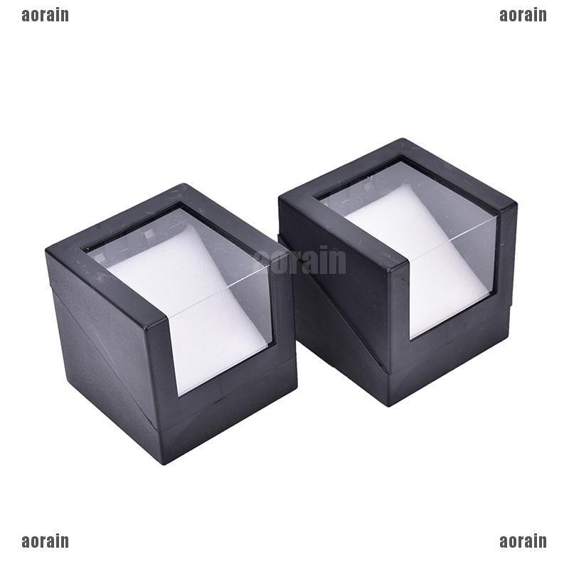 AG 1pc wrist watch box 78*78mm plastic earring display storage holder