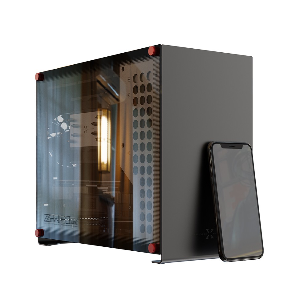 Braveman ZZAW Super Mini MATX Case B3 Aluminum Alloy PC case Desktop