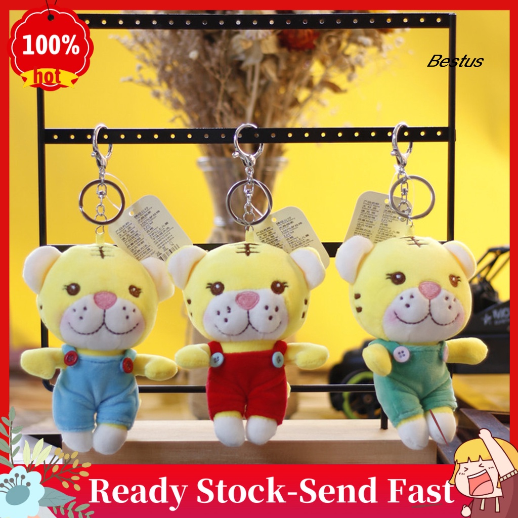 BTS Tiger Stuffed Doll Keychain Antisplit Skinfriendly Birthday Gifts