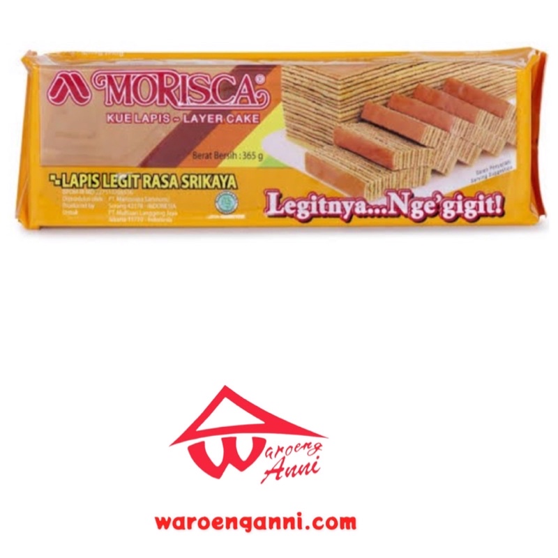 Indonesia Layer Cake Lapis Legit Srikaya Morisca ,365 gram Shopee