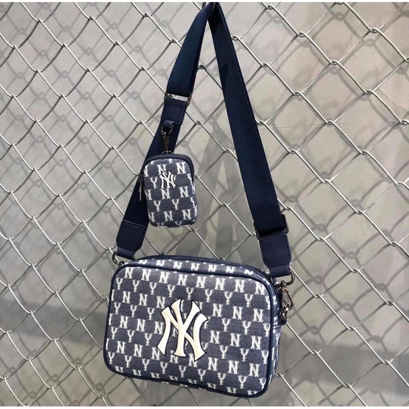 🔆ของแท้ 💯 กระเป๋าสะพาย MLB Crossbody Bag Monogram🔆 Shopee Thailand