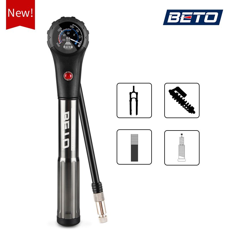 Beto Combo Bicycle Pumps For Tire Shock Fork Hose Bike Pump High
