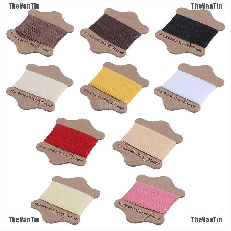 [GUMO] 1Pc Waxed Thread 0.8mm 90m Polyester Cord Sewing Machine