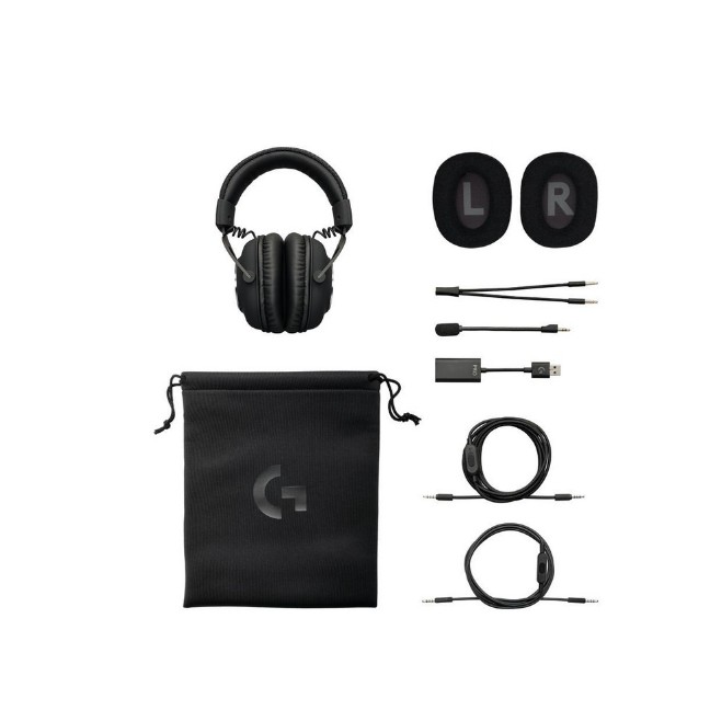 LOGITECH หูฟัง G PRO X GAMING HEADSET WITH BLUE VOICE หูฟังเกมมิ่ง