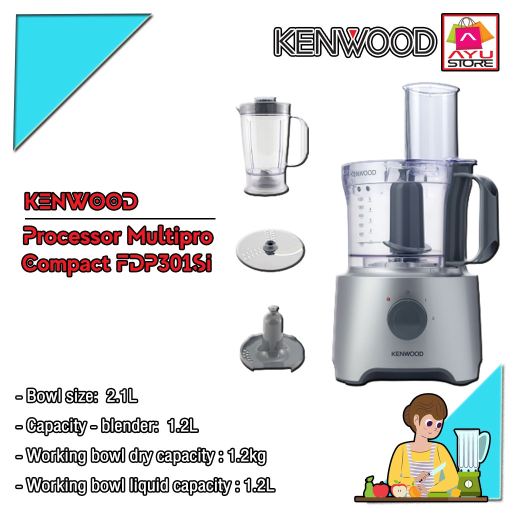 Kenwood Food Processor Multipro Compact FDP301SI realdamha ThaiPick