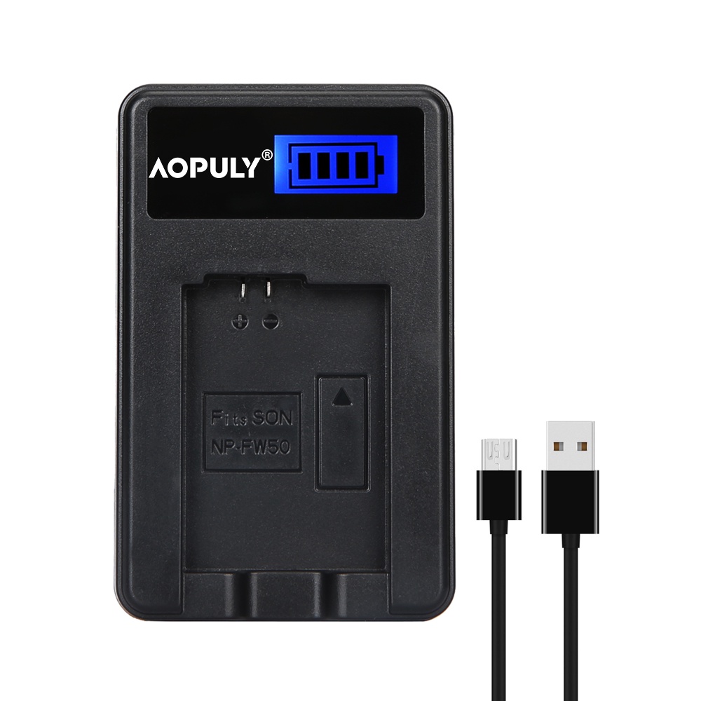 NP FW50 NP FW50 Battery LCD Display USB Charger for Sony Camera BC VW1