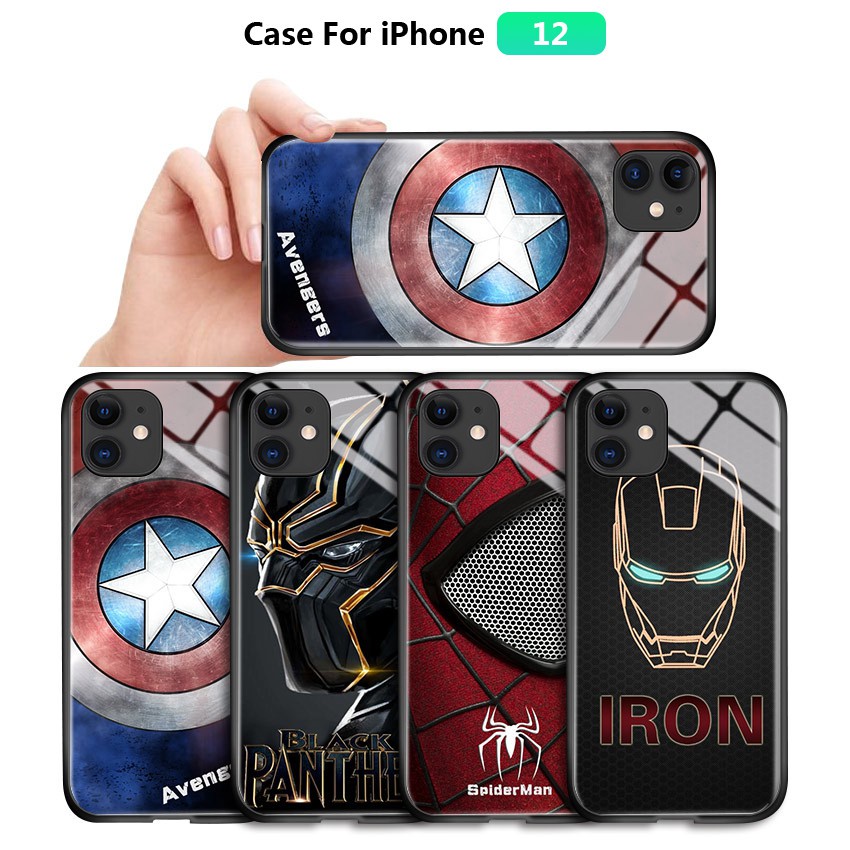 Iphone 12 Mini Pro Max สำหรับ Marvel The Avengers Casing Spiderman