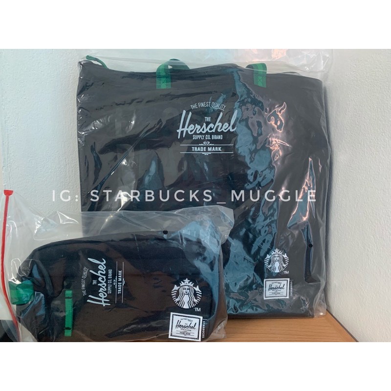 BAG Starbuck x Herschel supply Shopee Thailand