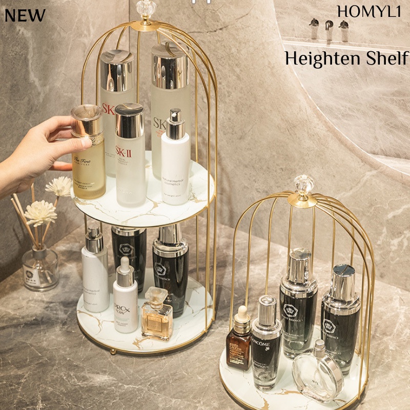 Perfume Rack Makeup Jewelry Display Shelf Creams Tray jewellery metal