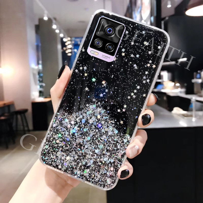 เคสโทรศัพท์ VIVO V20 Pro / V20 SE Cover Bling Clear Star Space TPU Soft