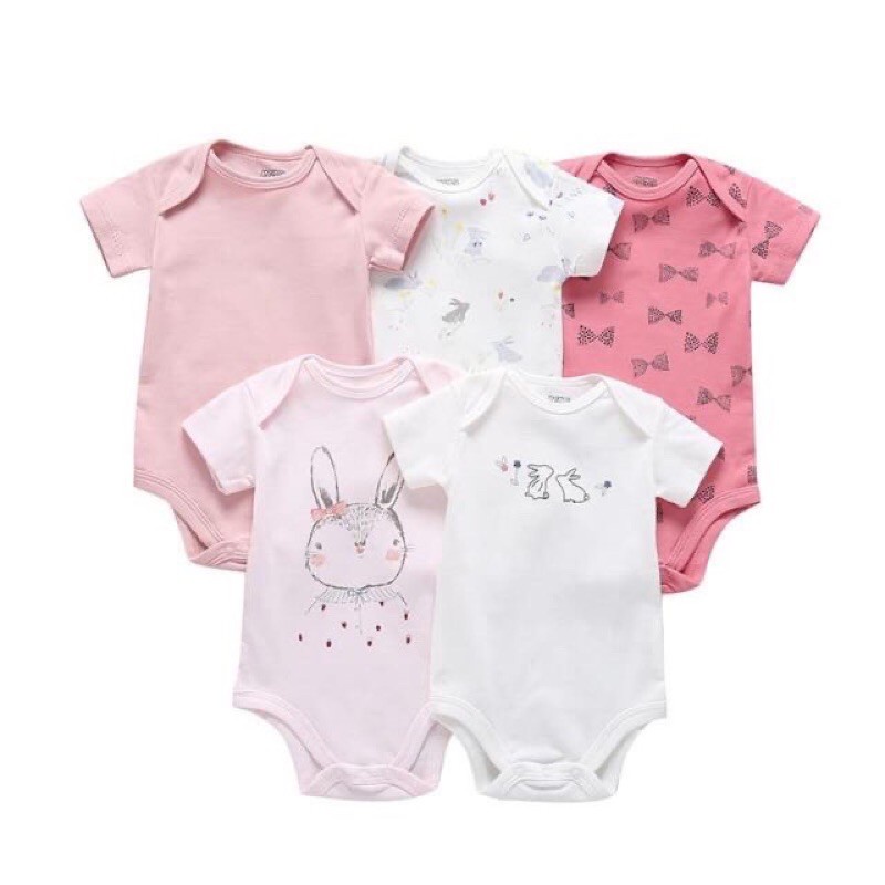 พร้อมส่ง！！ Bodysuit set 5ชุด แบรนด์ mamas&papas ของแท้ Shopee Thailand