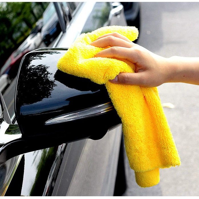 ผ้าไมโครไฟเบอร์เช็ดรถ สำหรับเคลือบสี (5ผืนแพ็ค) Maxshine 380GSM