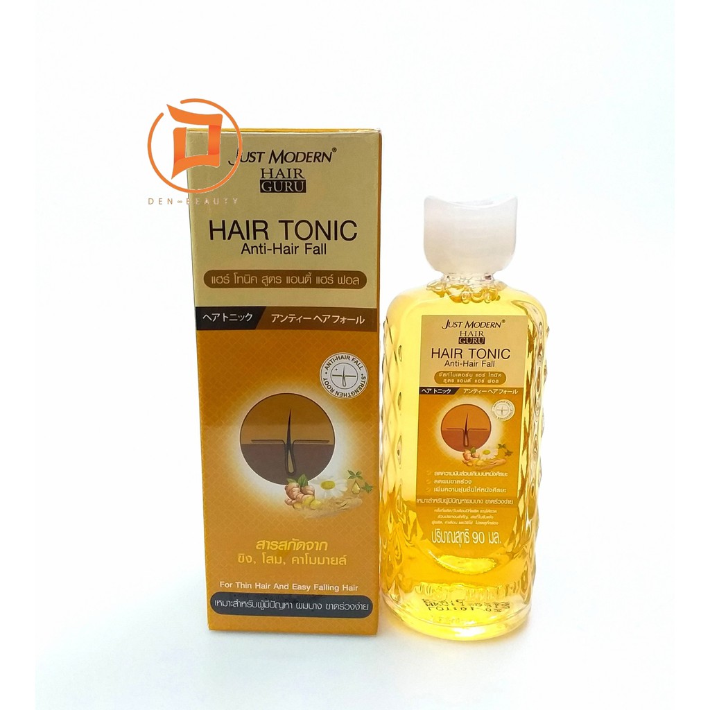 JUST MODERN HAIR GURU HAIR TONIC AntiHair Fall แฮร์ โทนิค สูตร แอนตี้