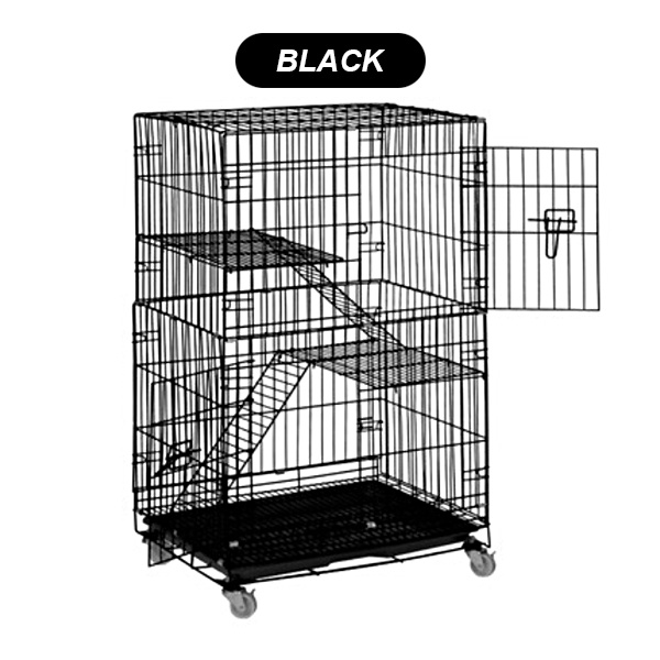 Malaysia] 3 LEVEL PET CAGE (READY STOCK) (60 X 42 X 100CM) 4 COLORS OPTION CAT CAGE CAT