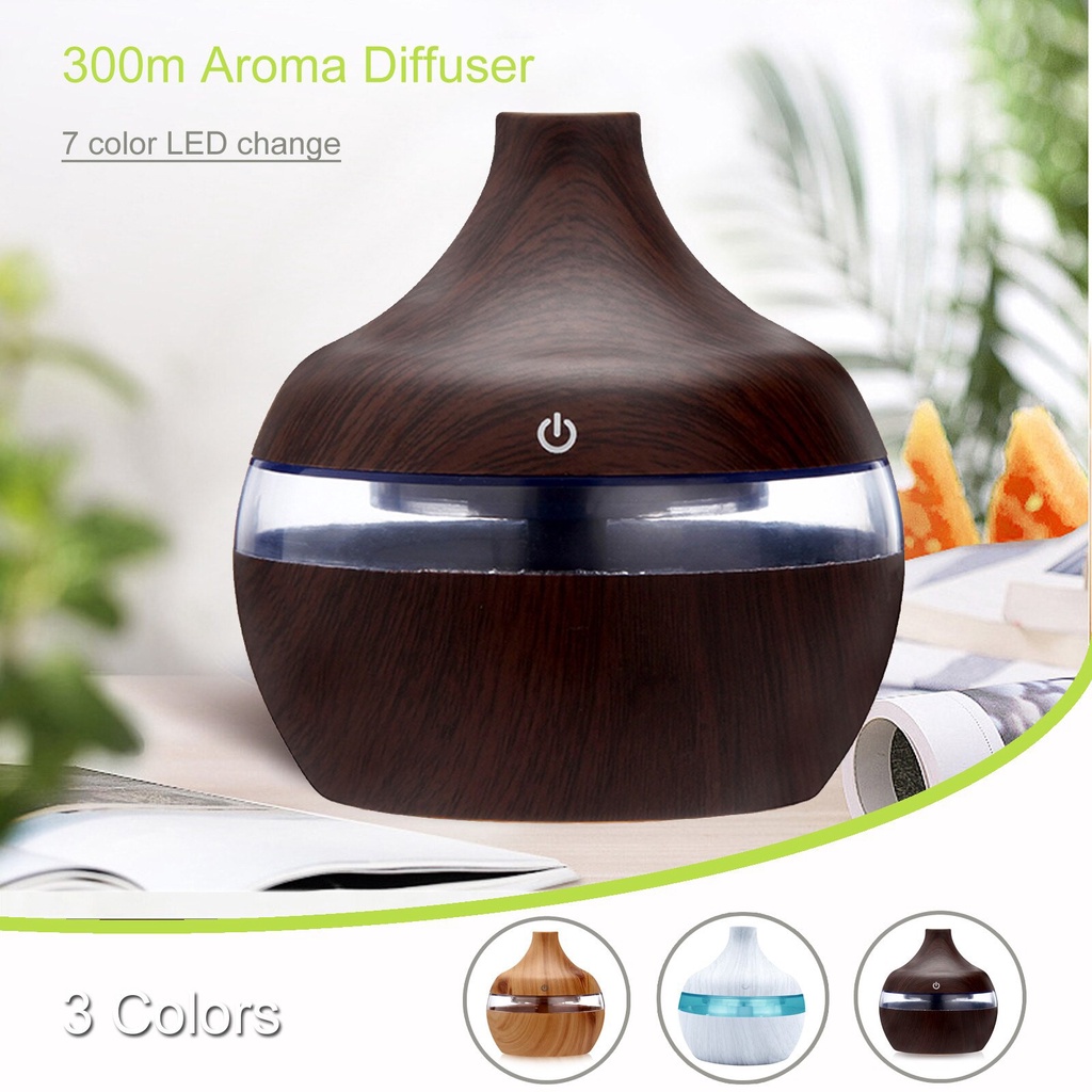 Air Aroma Essential Oil Diffuser LED Aroma Aromatherapy Humidifier Reed