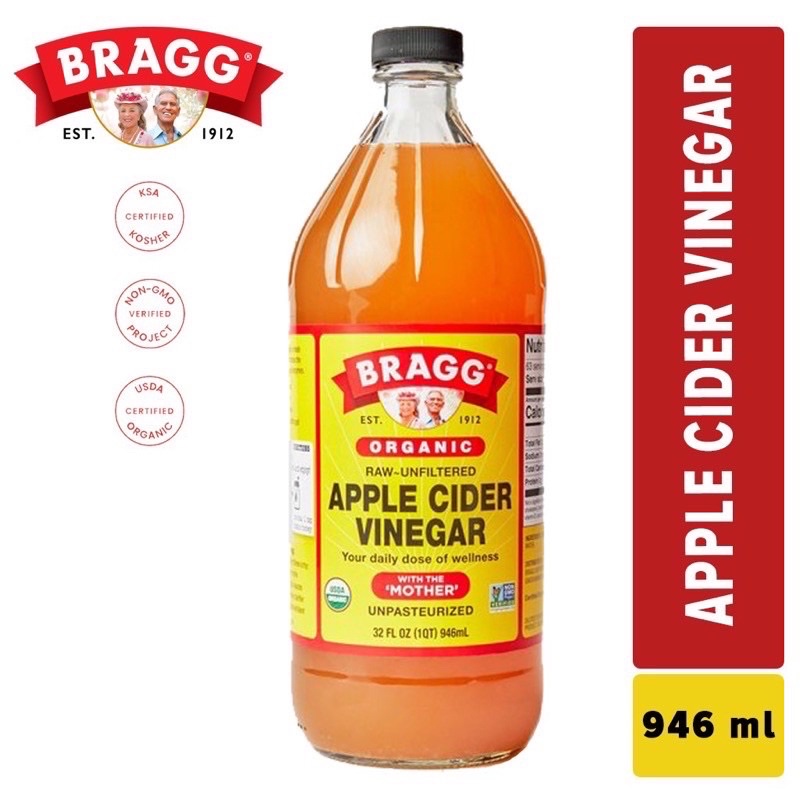 น้ำส้มสายชูหมักจากแอปเปิ้ล (Apple Cider Vinegar) 946 ml Shopee Thailand