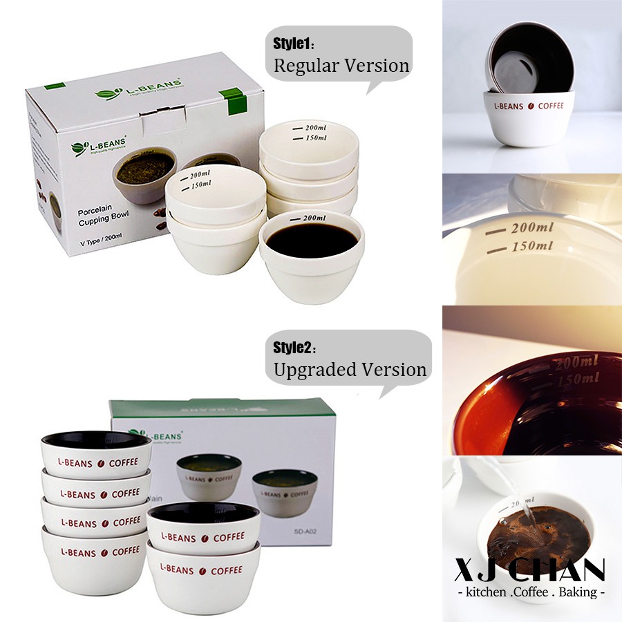 Professional 200ml Ceramic Cupping Cup SCAA Measuring Coffee Cup Testing Bowl x6 q3lS Shopee