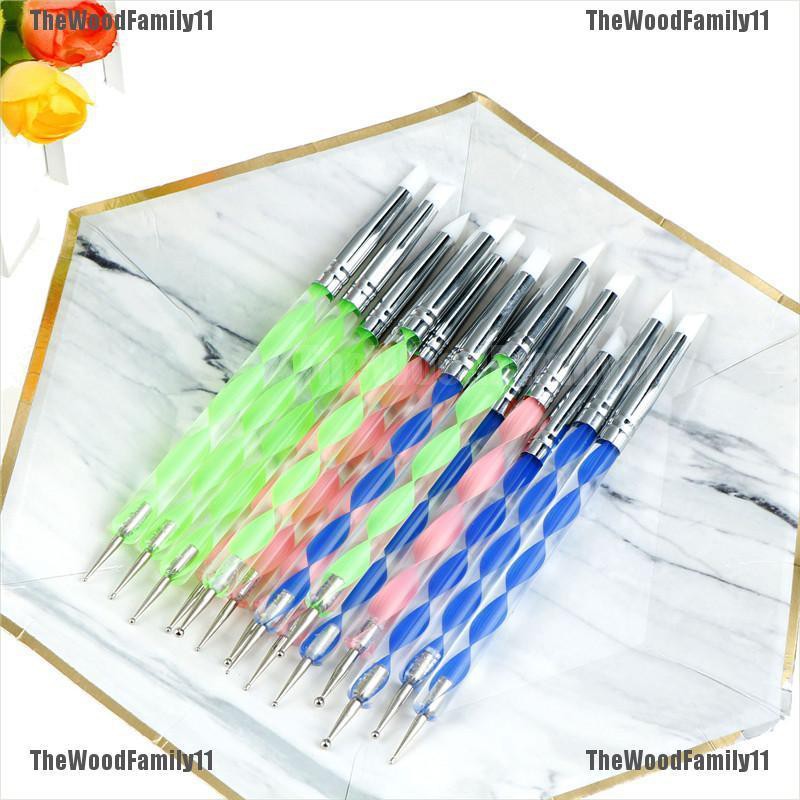 [THF] 5 X 2 Way Pottery Clay Ball Styluses Tools Polymer Clay Sculpture