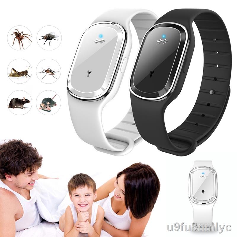 Antimosquito Wristband Waterproof Ultrasonic Insect Repeller Bracelet